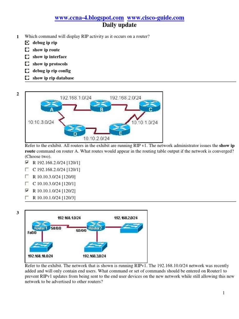 Ccna2 Chapter 5 | PDF