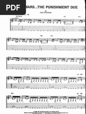 Guitar Songbook) Megadeth - Rust in Peace | PDF