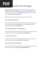 Download Situs Download Film Gratis Terlengkap by Rinaldy Manurung SN131542842 doc pdf