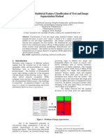 Fuzzy C-Mean: A Statistical Feature Classification of Text and Image Segmentation Method