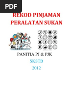 Rekod Pinjaman Peralatan Sukan