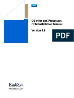 OS-9 For 68k Processors OEM Installation Manual Version 9.9