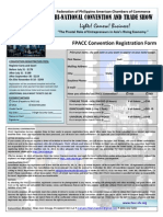 Registration Form - Federation of Philippine American Chamber of Commerce (FPACC) Bi-National Conference, Los Angeles, CA
