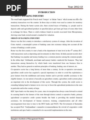 Cooperative Bank Internship Project Pdf Banks Cooperative