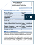 Guía de aprendizaje sobre estadística descriptiva e inferencial para la gestión documental