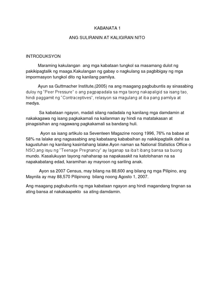 Term Paper in Filipino 2 | PDF