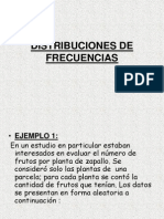 Tablas de Distribucion