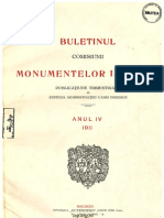 Buletinul Comisiunii Monumentelor Istorice, anul 1911, IV