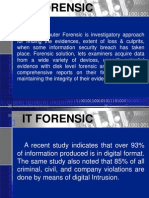 It Security Forensic, Securitarian