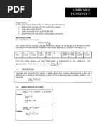 Chapter 1 Limit N Continuity