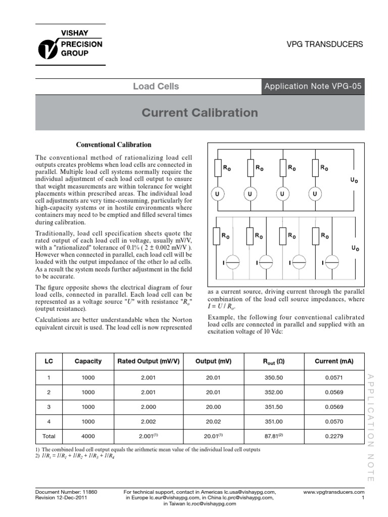 Vishay Transducer Application Notes Corrosion Power Supply