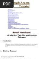 (Ebook - PDF) Microsoft Access Tutorial