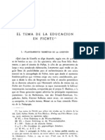 (Artigas) El Tema de La Educación en Fichte PDF