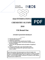 2010 Round I Paper - tcm18-182472.pdf 42nd International Chemistry Olympiad 2010