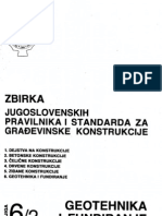 Zbirka Jugoslovenskih Pravilnika I Standarda Za Gradjevinske Konstrukcije - Geotehnika I Fundiranje Knjiga 6 Dio 2