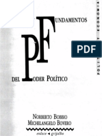 Origenes y Fundamentos Del Poder Politico