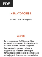 Hematopoïse & Propriété Du Sang