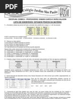 9anos Exercicios Estados Fisicos