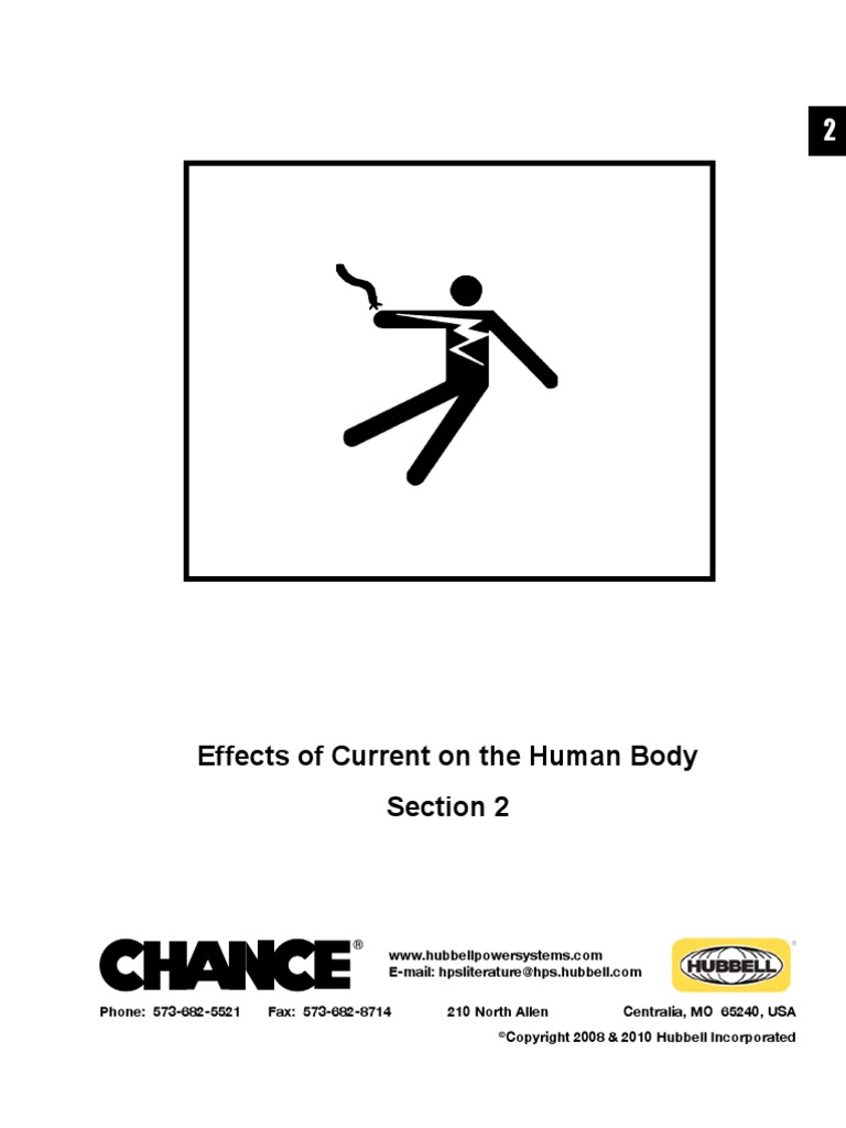Effects of Current of Human Body Electric Shock Electricity