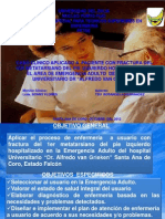 Caso Clinico Fx 1er Metatarsiano de Pie Izq