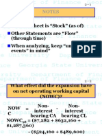 Balance Sheet Is "Stock" (As Of) Other Statements Are "Flow" (Through Time) When Analyzing, Keep "Unusual Events" in Mind"