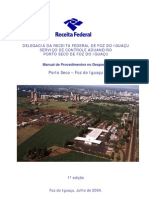 Manual de Procedimentos No Despacho de Porto Seco de Foz Do Iguacu