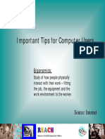 Important Tips for Computer Users