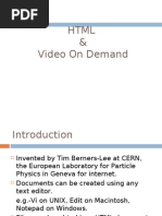 Download HTML  Video on Demand by Saurabh G SN13162344 doc pdf