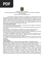 Edital Do Concurso Do MPU