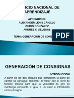 No1 GENERACIÓN DE CONSIGNAS