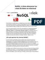 El Concepto NoSQL