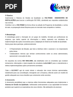 Proposta  implantação do Sistema de Gestão da Qualidade ISO 9001