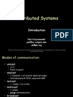 Distributed Systems: Paul Krzyzanowski Pxk@cs - Rutgers.edu