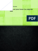 Manual para Hacer Tus Paginas Web