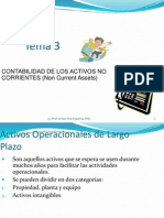 CONTABILIDAD DE LOS ACTIVOS NO
CORRIENTES