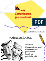 Comunicarea Paraverbală