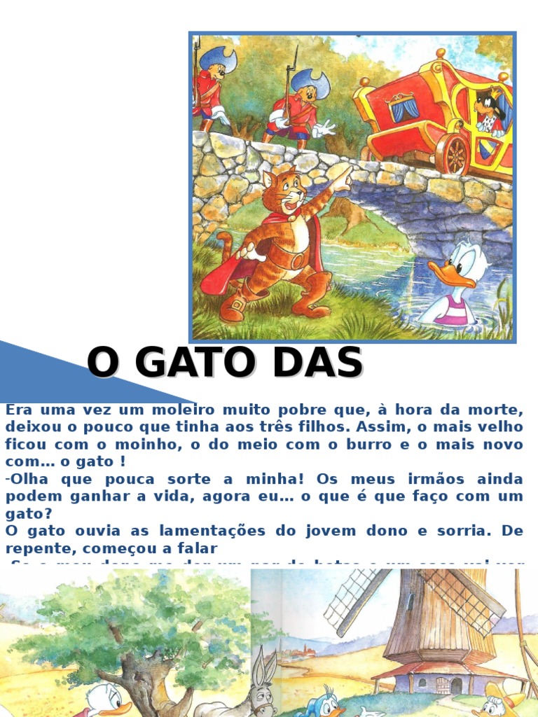 O Gato das Botas: Aventura e Astúcia | PDF | Gatos, image size:768x1024