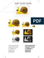 Sample Snale Guide: Happy Snail Design