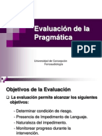 Evaluacion de La Pragmatica