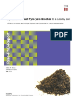 Thesis  Application of fast pyrolysis biochar to a loamy soil
