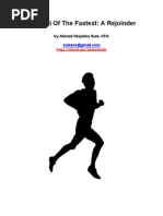 Survival of the Fastest