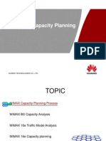 WiMAX 16e Capacity Planning