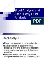 Stool Analysis and Other Body Fluid Analysis