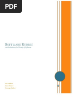 Software Rubric