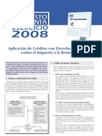 Creditos Con Derecho a Devolucion 2008