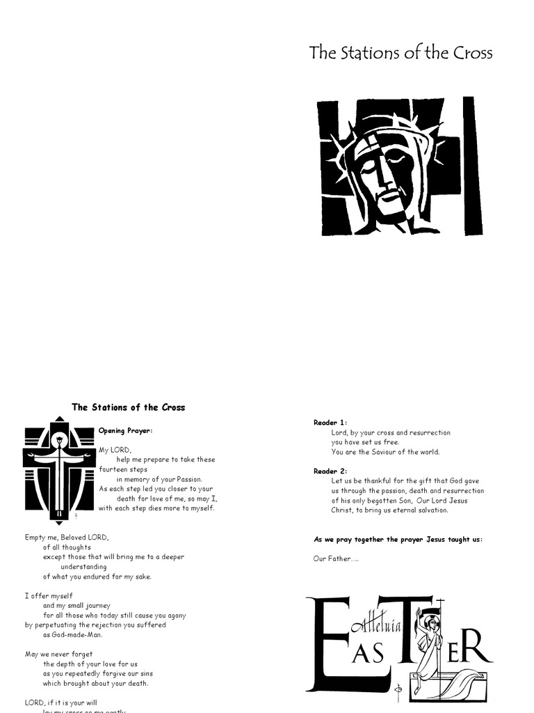 The Stations of the Cross Booklet Crucifixion