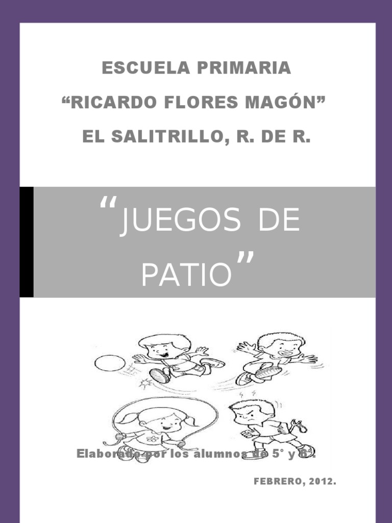 Juegos De Patio Con Reglas Materiales Y Instrucciones ...