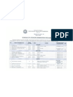 2013 Exam Schedules and Guide