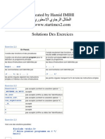 Solution Des Exercices C/C++