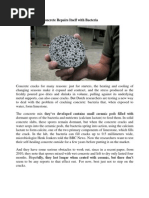 Bacterial concrete seminar ppt image